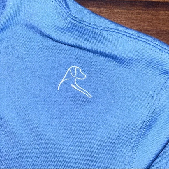 NWT Rhoback Hoodie Mens XL Ice Blue Hesi Performance Pullover Golf Powerade - Picture 3 of 8